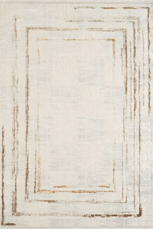 Teppich - Velvet Konturrahmen (Naturlook)